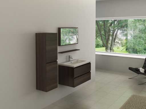 Badmeubelset - Vonato - Modular 130 - 0 - 1-Persoons 80 cm