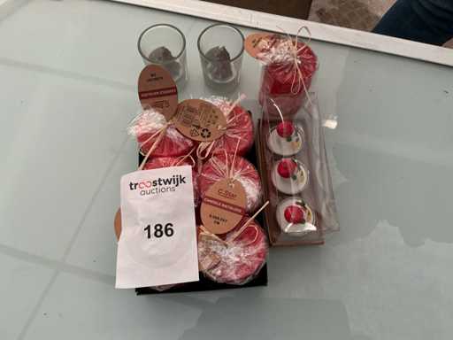 Party Weihnachten, Tischdekoration.