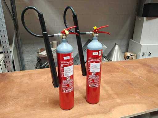 2x sicli - CO2 - estintore rapido - Estintore