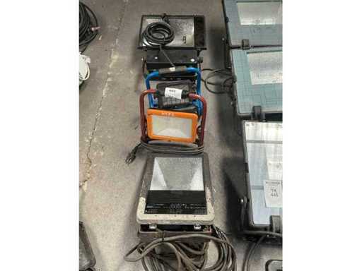 Various construction lights (4x)