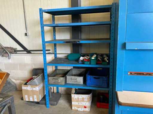 Warehouse rack without content