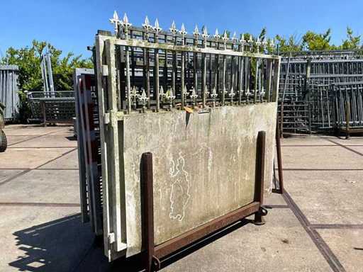 Dog kennel fence