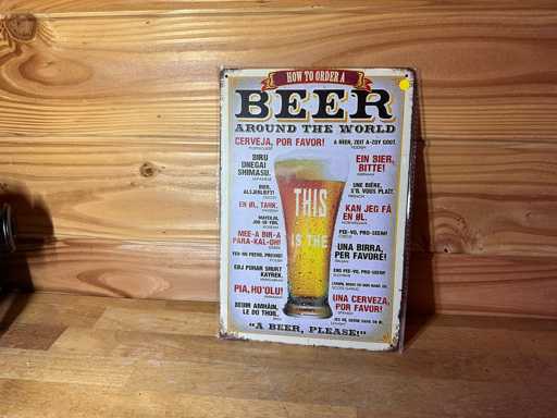 - Beer - Mancave decoratie