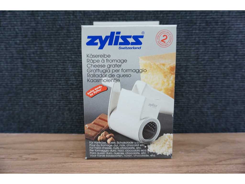 2) Zyliss Classic Rotary Cheese Grater-NSF Restaurant Certified, White -  Roller Auctions