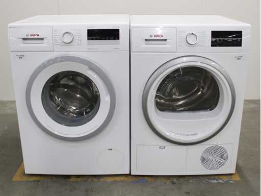 Bosch Serie|4 VarioPerfect EcoSilence Drive Wasmachine & Bosch Serie|6 Wasdroger