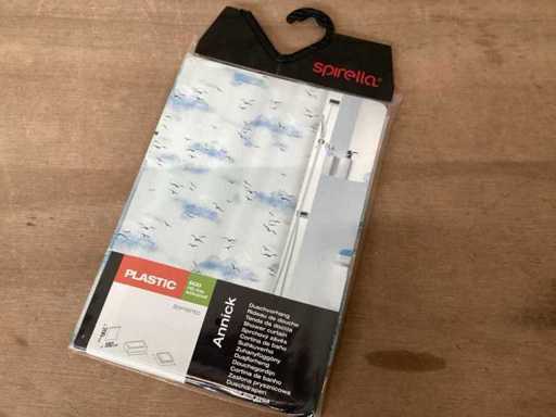 Zasłona prysznicowa Spirella Annick 180x200 cm (47x)