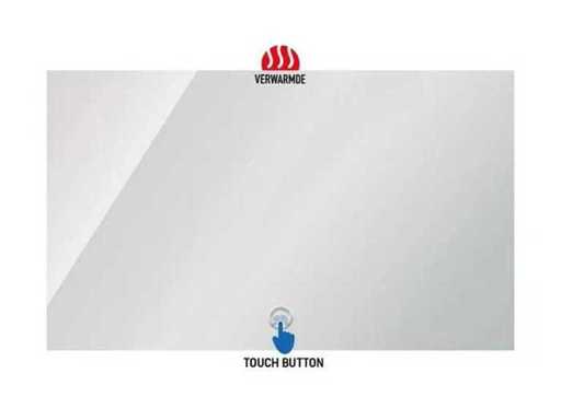 Mirror with LED lighting and heating touch button 100cm