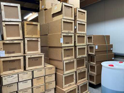 Houten transportkist (24x)