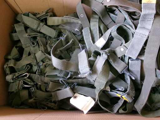 kg Riemen Mix, Canvas, oliv, defekt (Meier) (15kg)