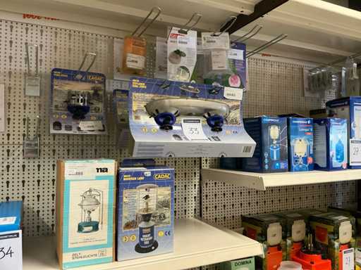 Série de lampes à gaz et de cuisinières à gaz