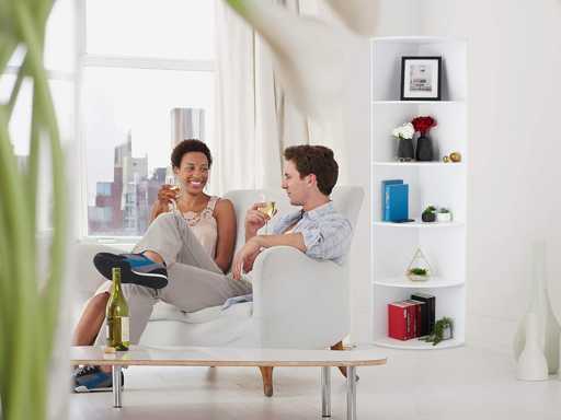 Corner Shelf, 5 Compartments - HLP:180x57x40 cm,White