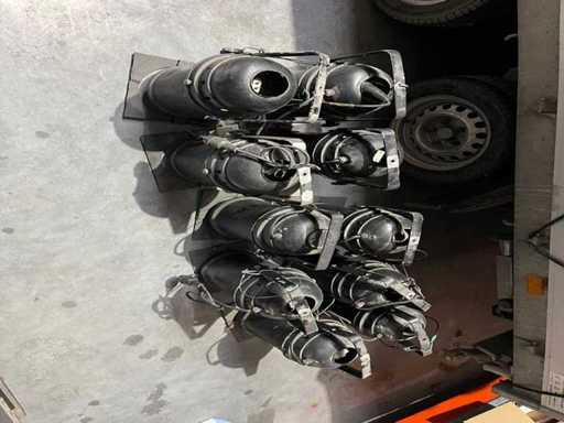 Par 56 de longueur Noir, autre technologie d’éclairage (10x)