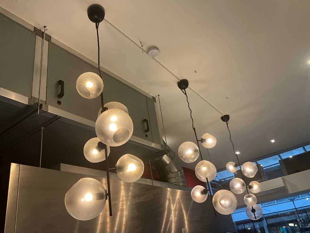 3 design plafondhanglampen