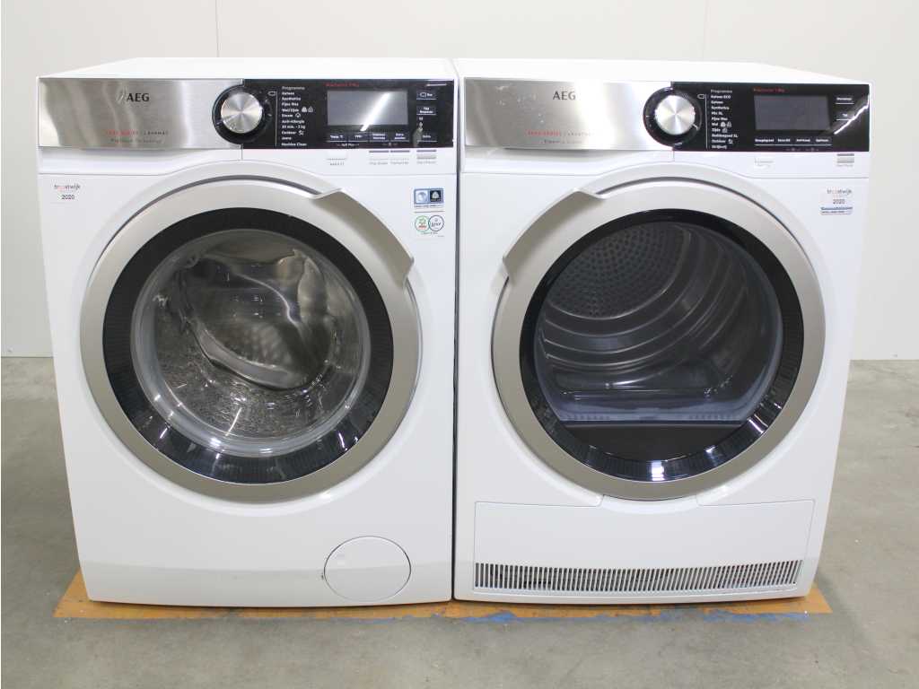 AEG 7000 Series | Lavamat ProSteam Technology Washing Machine & AEG 9000 Series | Lavatherm FiberPro System Dryer