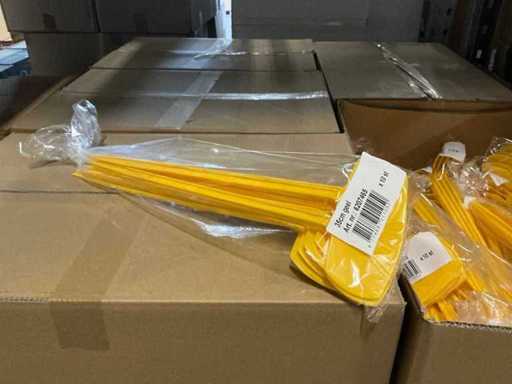 Batch of insert labels 35cm yellow (6000x)