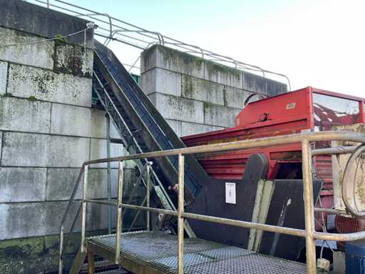 (c) Mobile elevator conveyor