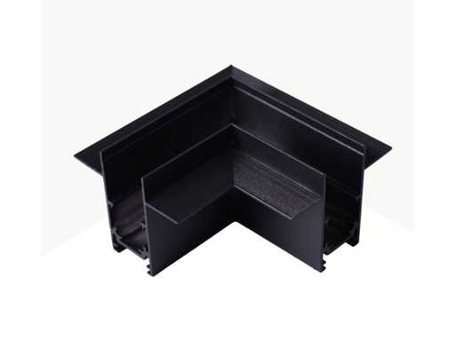 Connecteur en L pour rails magnétiques encastrés 20 mm - Horizontal (x4)