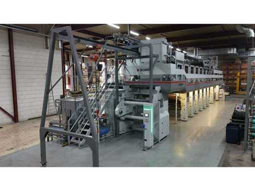 Bobst Rotomec 7-color rotogravure press ex. Bankruptcy