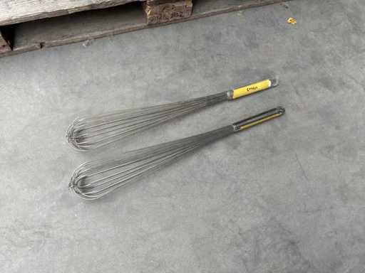 Handmixer rvs (2x)
