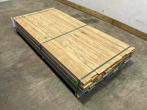 Fraké plank mes- en groef verbinding 215x11,7x2 cm (96x)