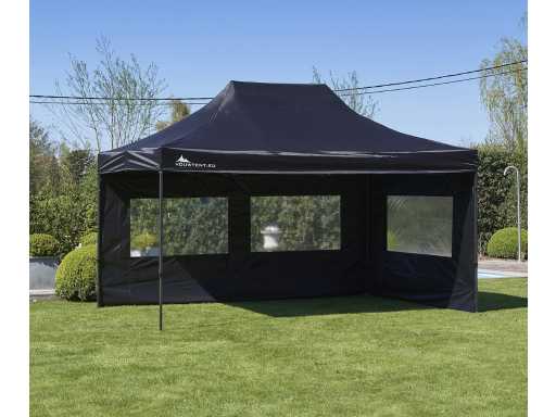 3x4.5m Party Tent - Black - VOUWTENT.EU