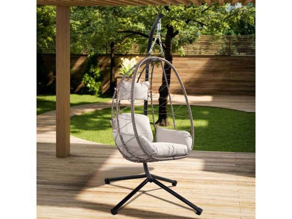 Aria Hanging Chair with Cushion – Height Adjustable