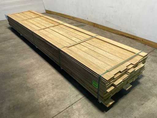 Fraké-Nut-und-Feder-Verbindung 485x14,2x2 cm (30x)