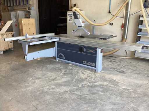 SIERRA DE MESA DESLIZANTE FELDER K 740 S con gran madera