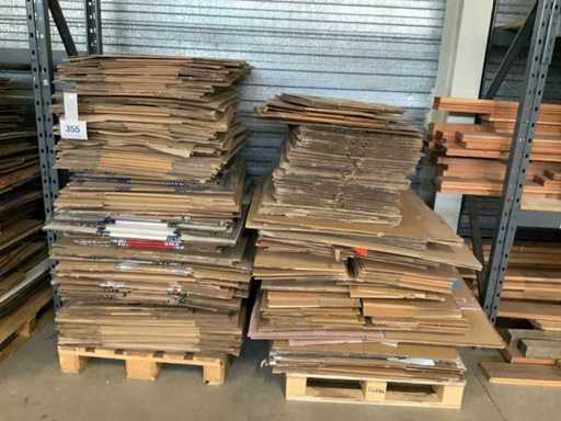 Série de boîtes en carton