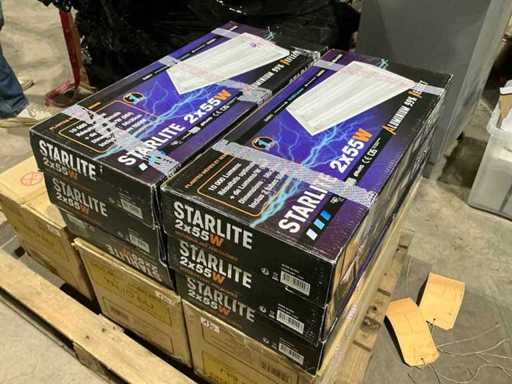 Starlite 2x55w Luminaires (6x)