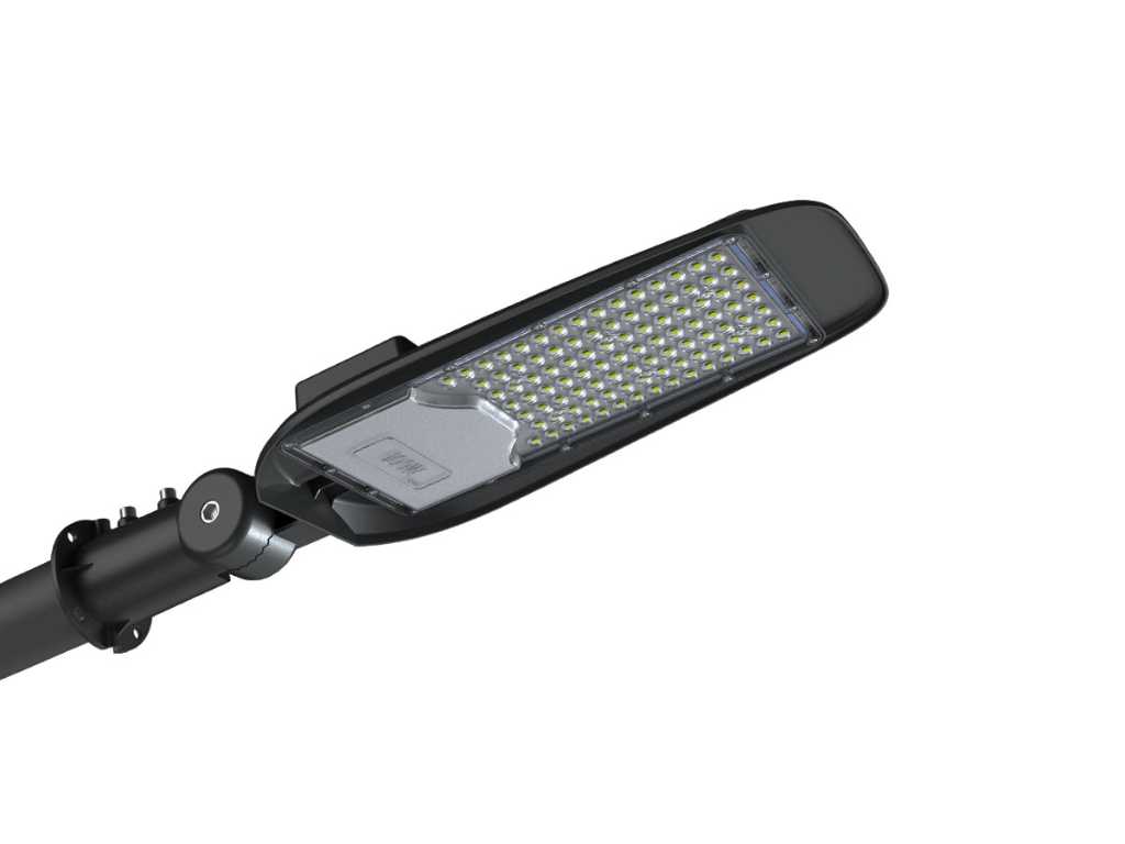 100W 6200K SMD LED lumini stradale impermeabile înclinabile (18x)