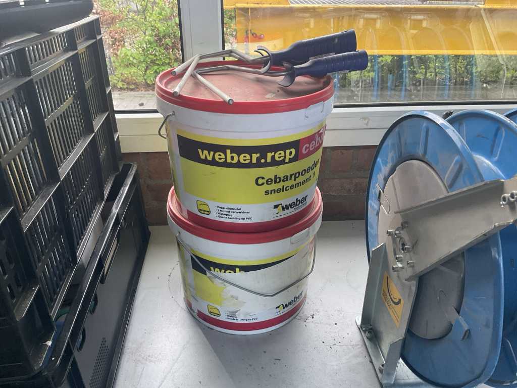 Weber quick cement Farba, PUR, klej i uszczelniacz (2x)
