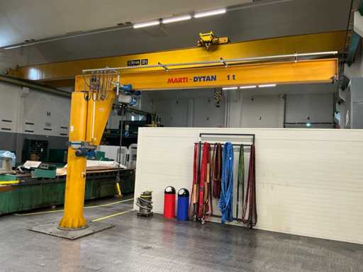 2008 Abus GM 4 1000.5-2 / VD Column-mounted chain crane