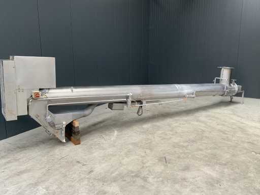 Vertical elevator screw conveyor 6m