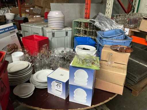 Partij diverse horecabenodigheden