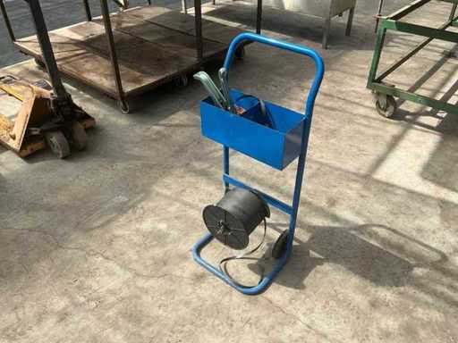 Strapping trolley
