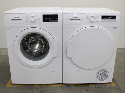 Bosch Series|6 VarioPerfect EcoSilence Drive Washing Machine & Bosch Series|4 Dryer