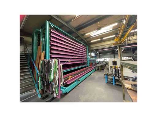 1995 FMG Conveyor Systems LG-S 66-8 Langgelagerde echte paternoster voor staafmateriaal