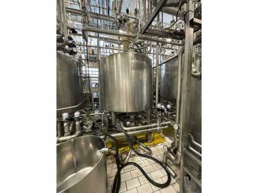 Vertikale Lager-Mischtanks