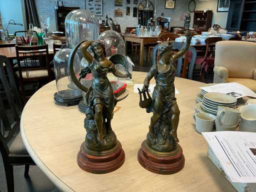 Zinken beeld Émile Bruchon (2x)