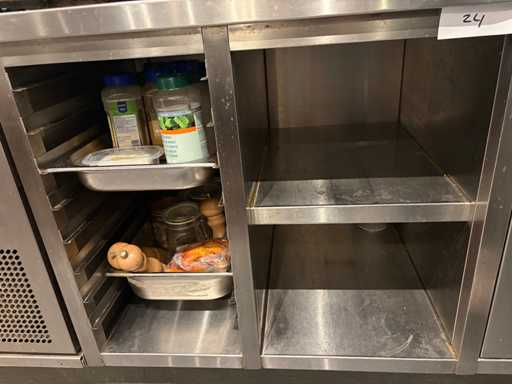 Meuble de base en acier inoxydable