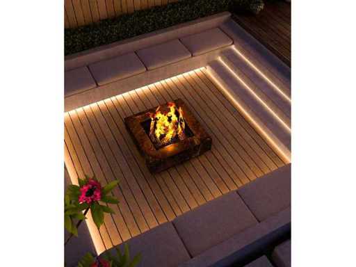 8 x Trophies 200 cm spatwaterdichte Wave LED strips IP65