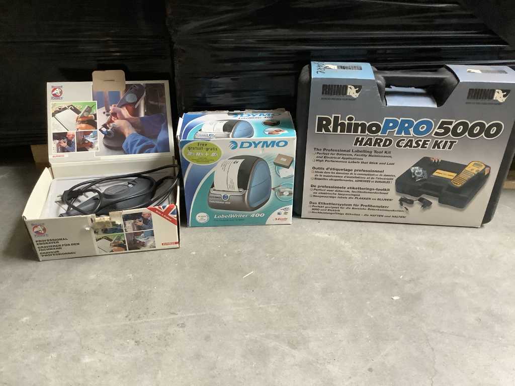 Batch Dymo, Rekordleistung, RhinoPro5000 Etikettendrucker (3x)