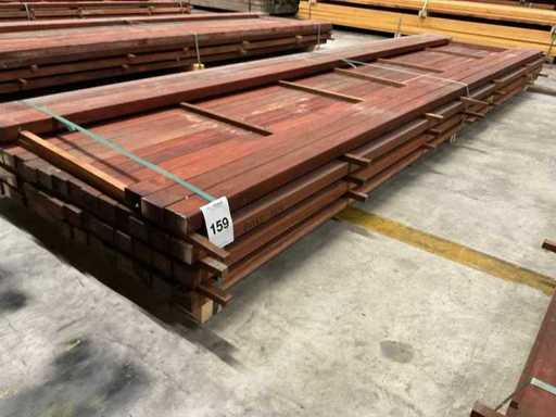 Padouk regels geschaafd 40x60 mm (55x)