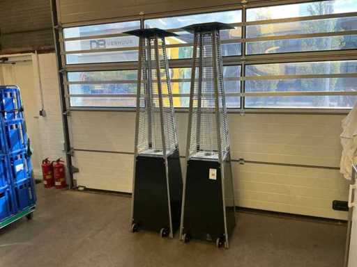 Patio heater (2x)