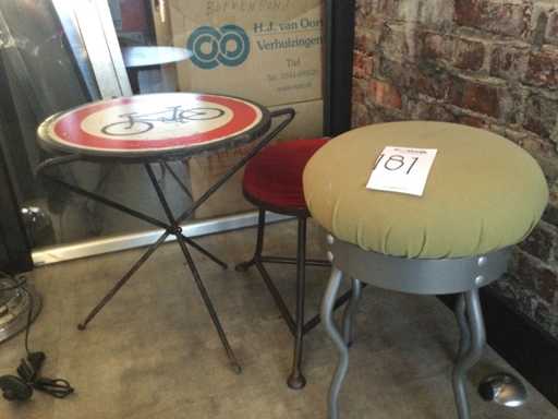 Sgabelli vintage (3 volte)