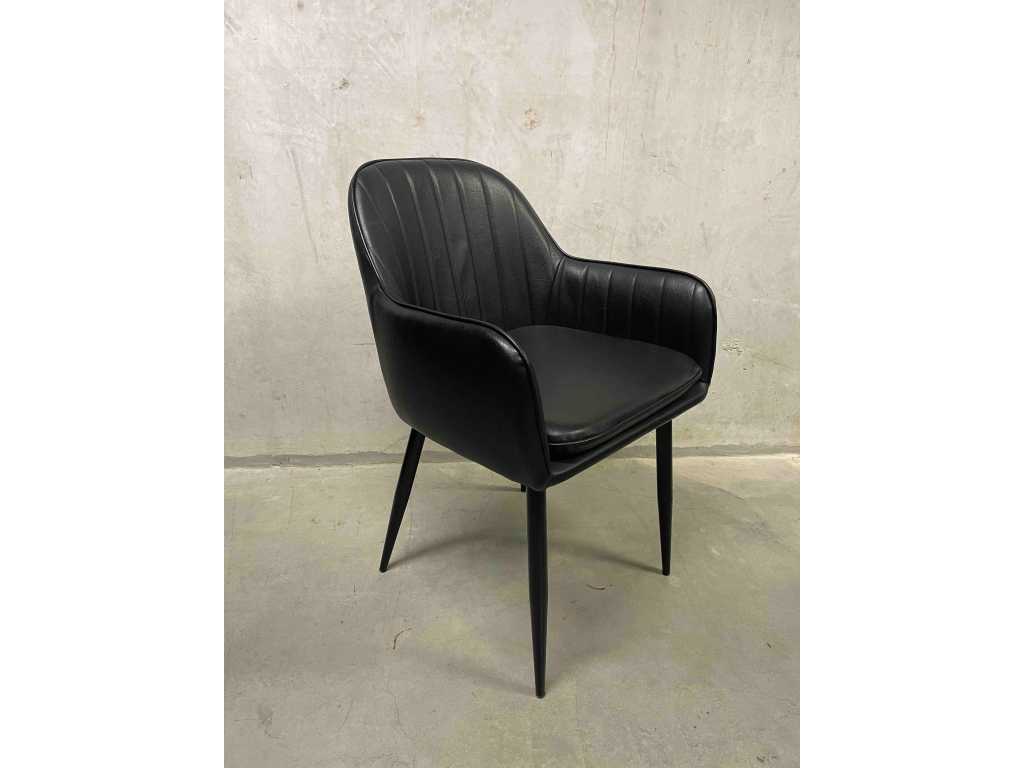 8 x Dining chair black