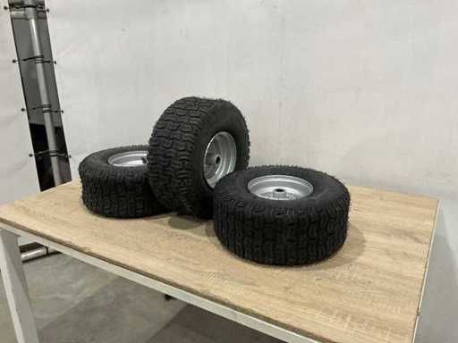 Pneus 15x6,00 (3x)