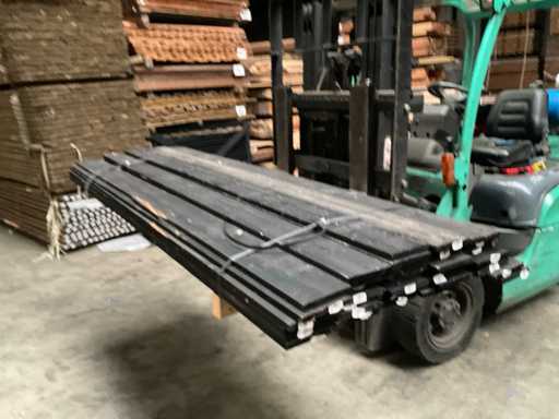 Douglas garden plank black sprayed - 240x14x1.6 cm (36x)