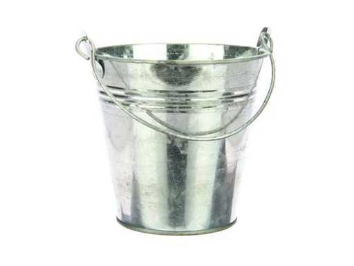 FA Bucket zinc D.11/H.10cm natural (4155x)